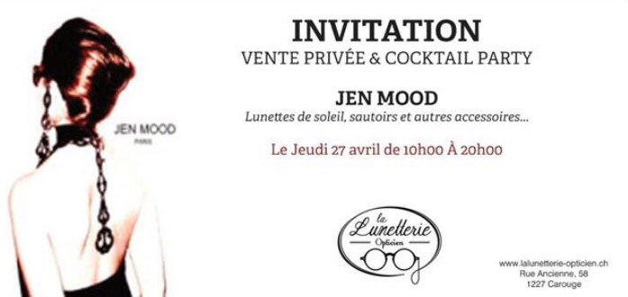 invitation jen mood lunetterie de carouge