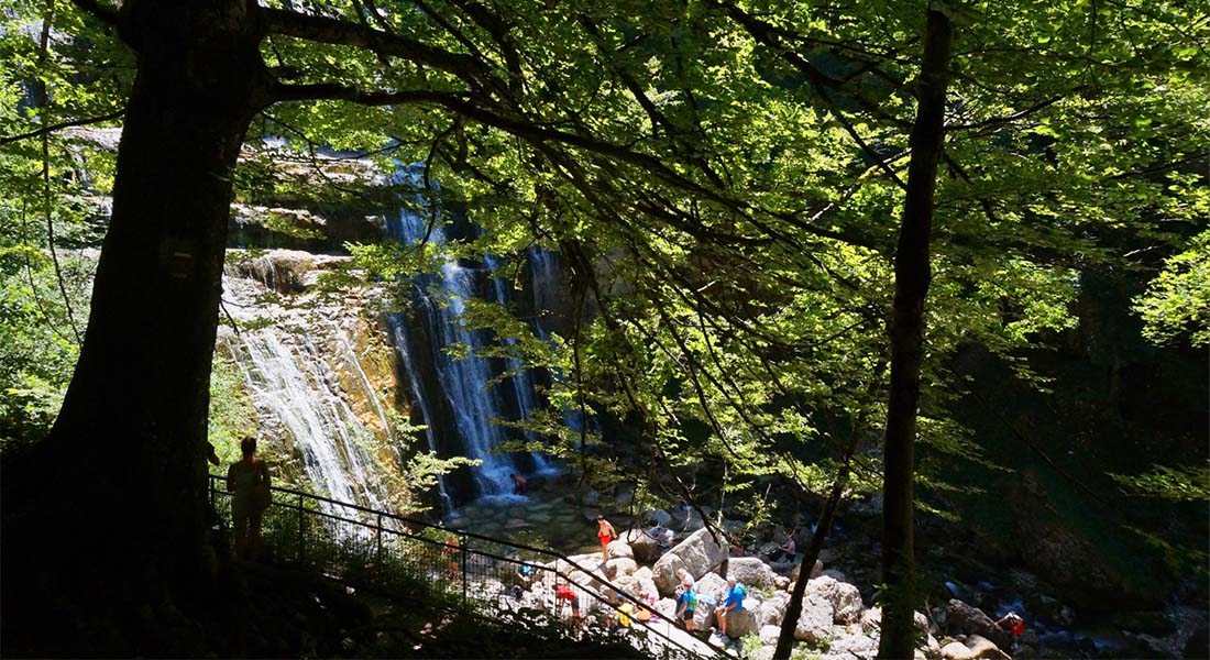 Cascade de l'éventail