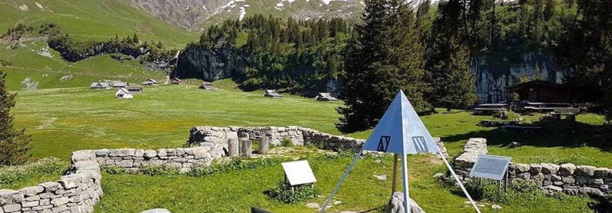 Alggialp, centre géographique de la Suisse, Virginie Hours, avril 2021