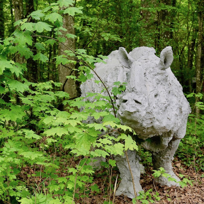 sculptures de Davide Rivalta, chateau de Vullierens, juin 2021