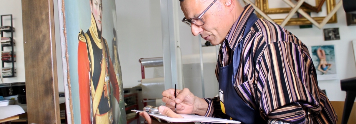 Philippe Kunz, restaurateur d'art, juin 2021
