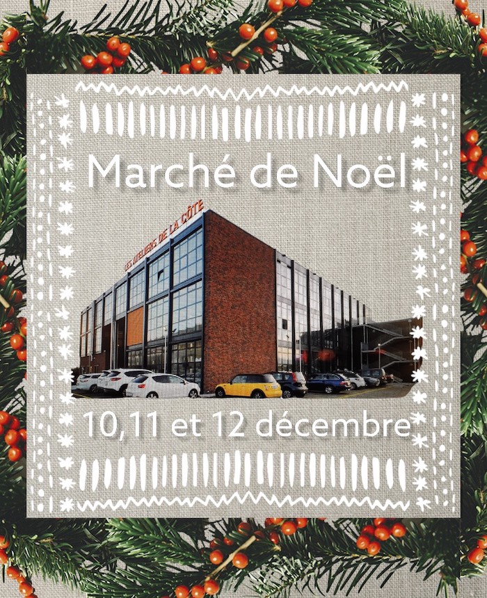 marche de Noel aux Ateliers de la côte, 2021