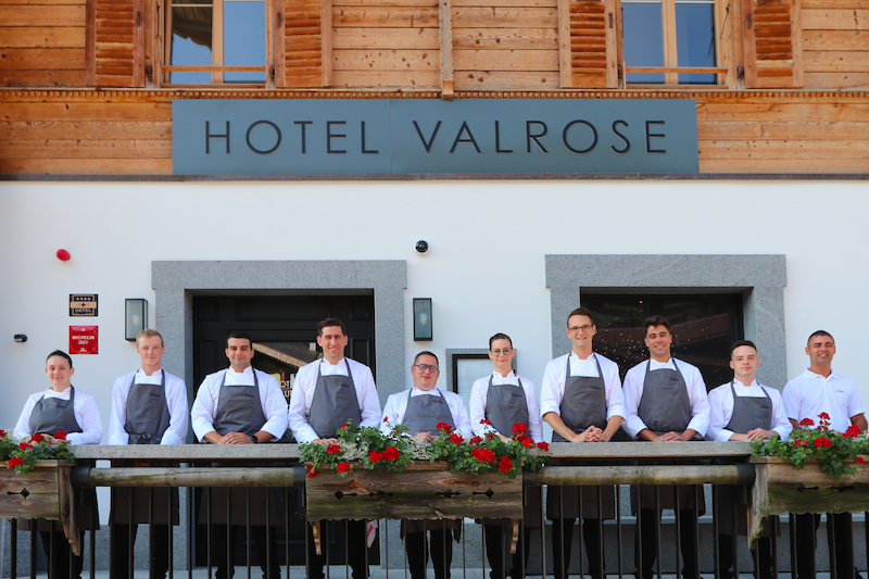 Brigade de la cuisine du restaurant de l'Hôtel Valrose, Rougemont
