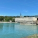 la balade du moulin vert le long du Rhône