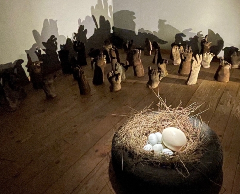 De la poule à l’œuf, de la plume aux polymères, Etienne Krähenbühl