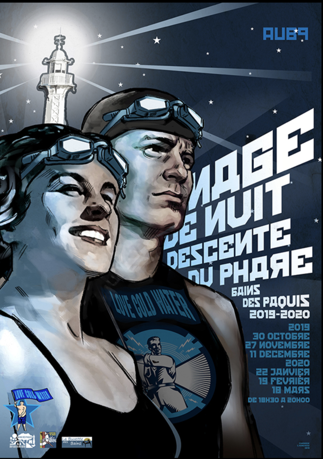 nage de nuit Pâquis 2019