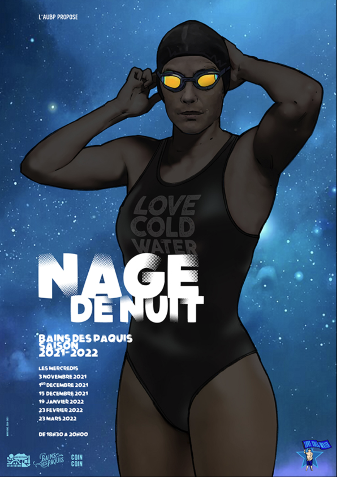 nage de nuit Pâquis 2022
