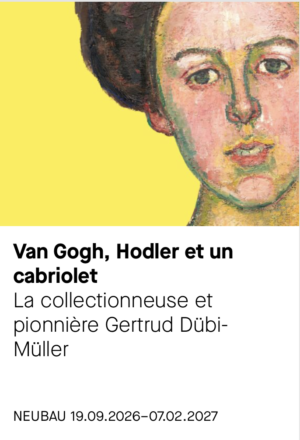 affiche exposition Dübi Müller